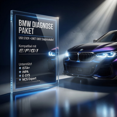 Diagnose Set komp. mit BMW ISTA+ Rheingold INPA E-Sys | USB-Stick + ENET | E F G