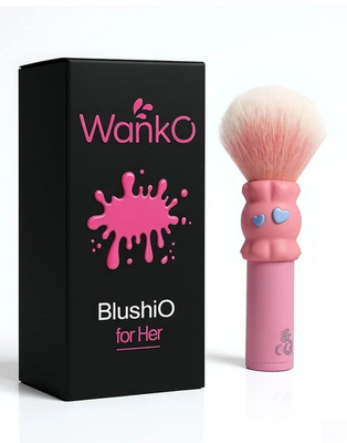 #ad WankO BlushiO Discreet USB Rechargeable Personal Wand Vibrator Brush Style Women $39.00