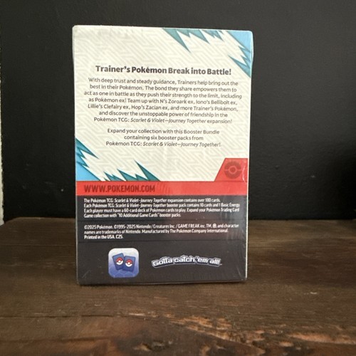 Pokemon Juego de Cartas Coleccionables Escarlata y Violeta Viaje Juntos Booster Paquete-Nuevo Sellado de Fábrica - Imagen 2 de 4