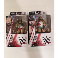 Mattel WWE Elite Collection Earthquake & Typhoon Action Figures Boxed w/ Belts