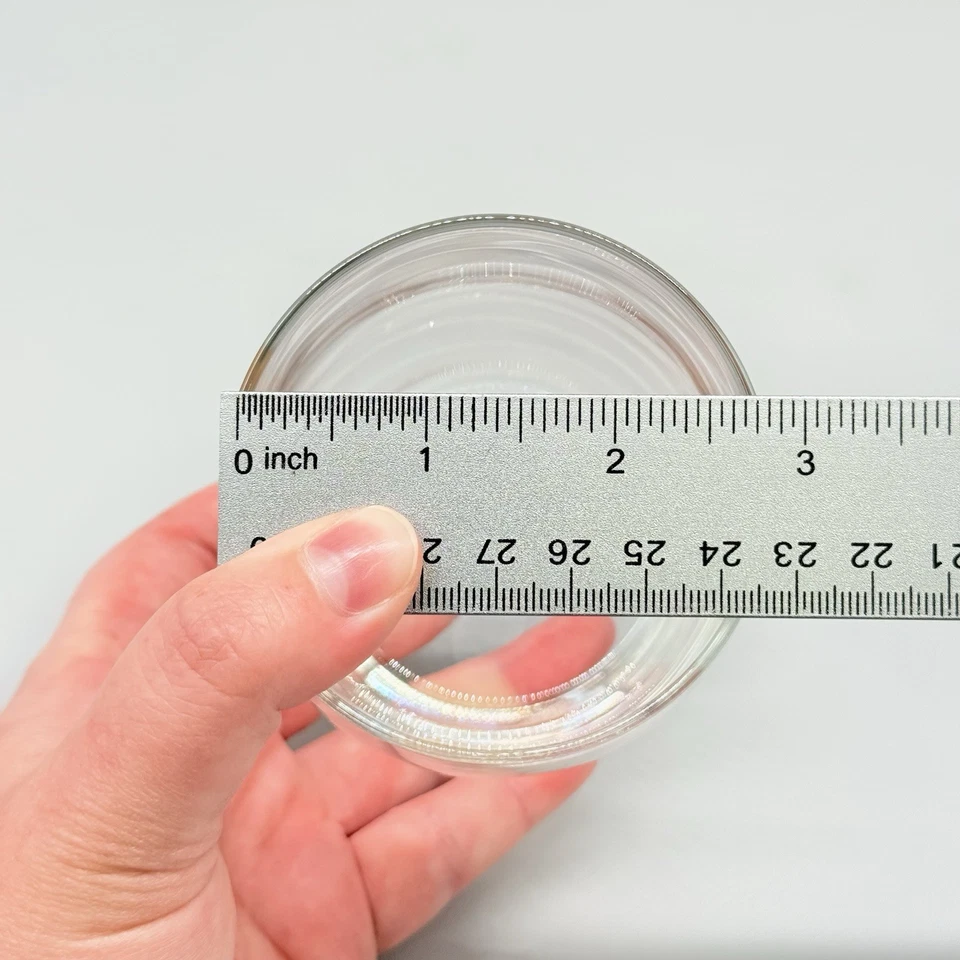 Juego de 4 copas de jugo de vino de cristal sin tallo vajilla transparente 3,75" Foto 4 de 4