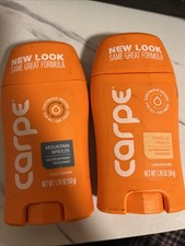LOT OF 2 Carpe Antiperspirant Underarm Lotion 1.76 oz/ 50g View Photos