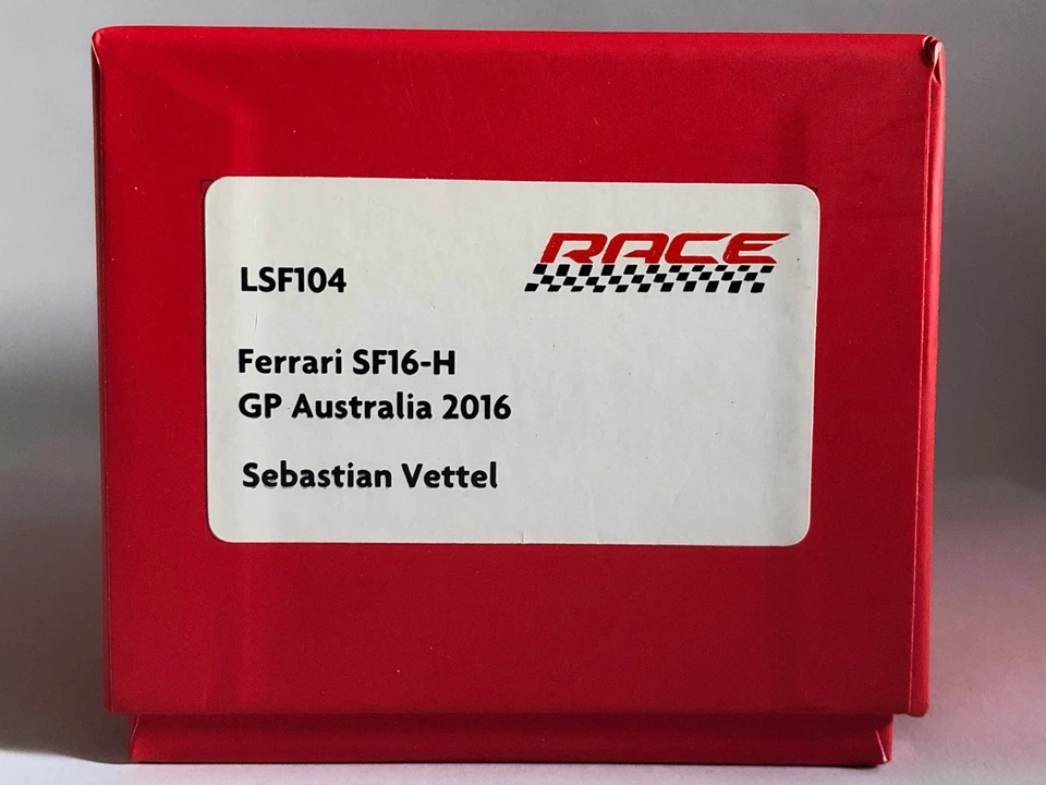 F1 1/43 Looksmart LSF104 Ferrari SF16-H N°5 S.Vettel 3rd Australian GP 2016, New - Immagine 2 di 3