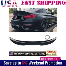 For BMW 4 Series F32 428i 430i 435i 440i PSM Style Gloss-Black Rear Spoiler Wing