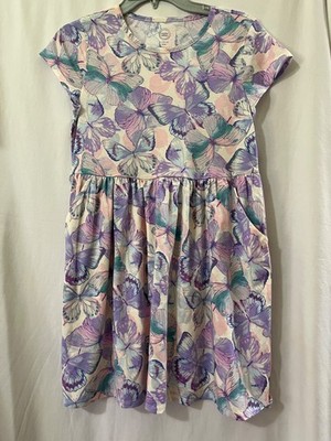 Wonder Nation Butterfly Dress Girls Play pockets Many sizes  NEW