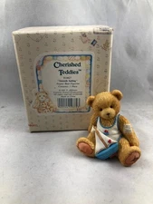 Cherished Teddies 914827 Arthur "Smooth Sailing" August Bear Figurine 