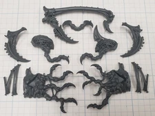 Warhammer 40k Tyranid Bits Haruspex Exocrine Head w Feeder Maw & Tendrils #30
