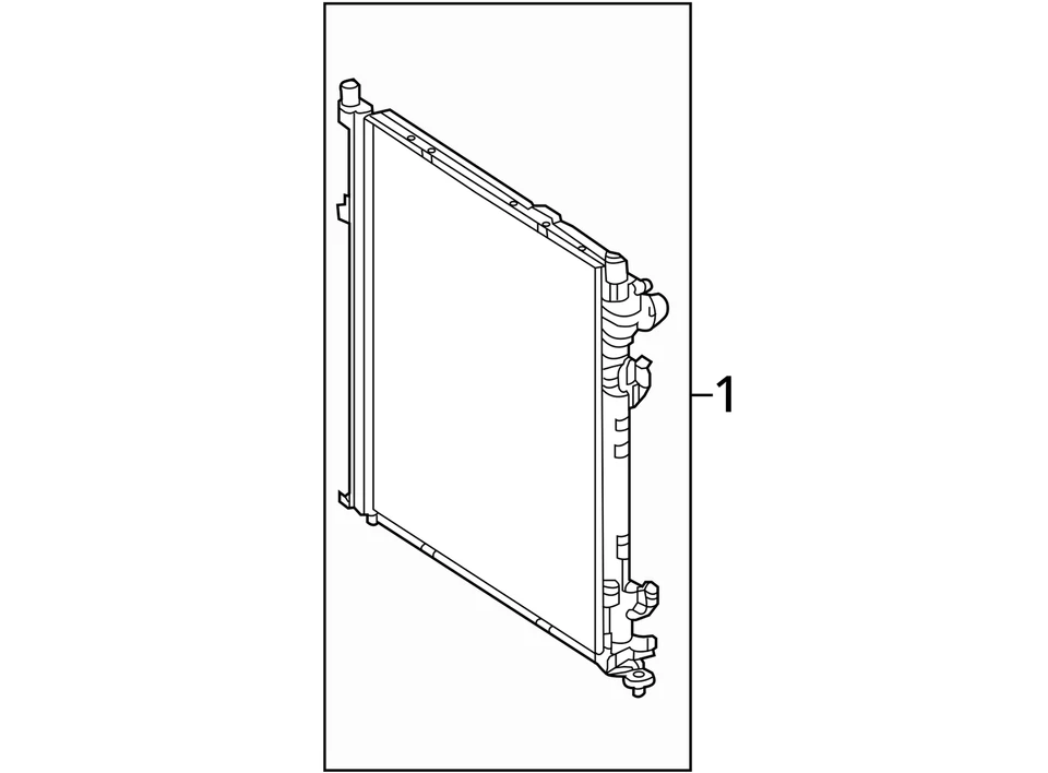 Radiador 166 Tipo SUV VIN D 4º Dígito Se Adapta 16-19 MERCEDES CLASE GLE 785955 Foto 4 de 4