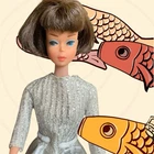Stunning Vintage Barbie American Girl Doll 60s Brunette Thick Hair Japan 🤎🖤🤎