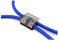 Bassik 2 Way Mini ANL Fuse Distribution Block - 1/0 Gauge to 1/0 or 4 150 Amp