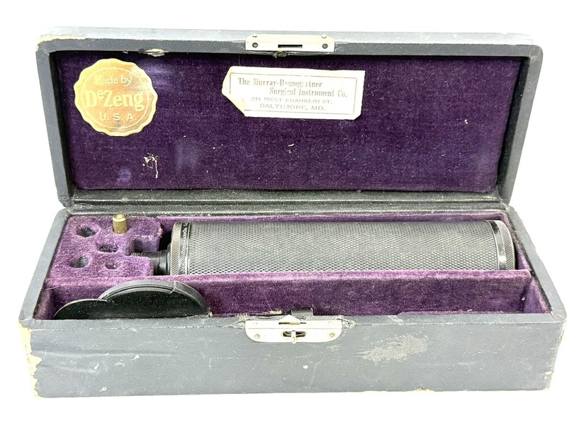 Vintage DeZeng Medical Surgical Instrument Co. Opthalmoscope Otoscope Tool