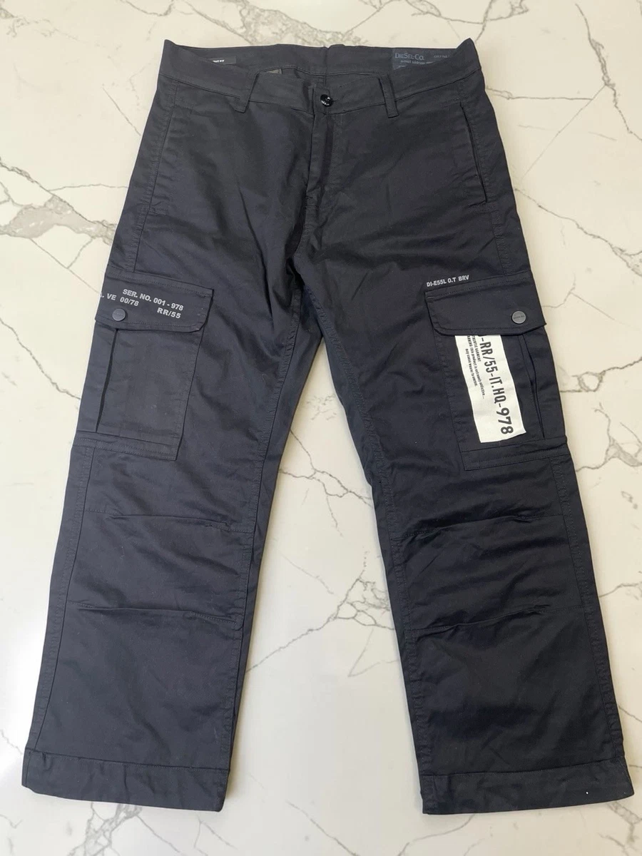 Diesel Black Pants for Men for sale | eBay