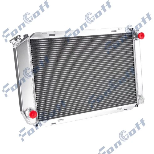 2 Row Aluminum Radiator For 1979-93 Ford Mustang Foxbody LX GT Cobra V6 V8. - Picture 3 of 8