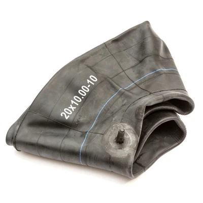 PETROLSCOOTER Inner Tube 20x10.00-10 Straight Valve TR13 Butyl Rubber 10 Inch Ride On Mower