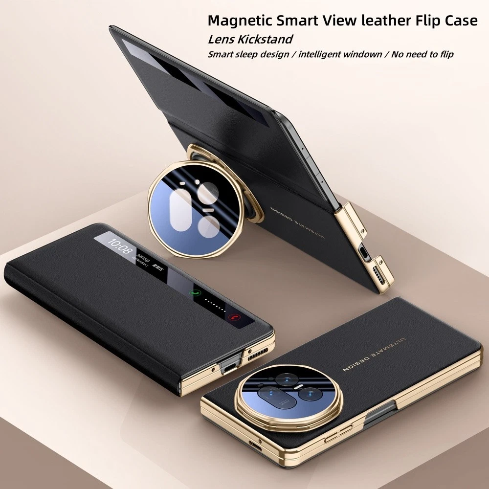 Custodia Honor Magic V5 In Pelle Verde - Foto 2