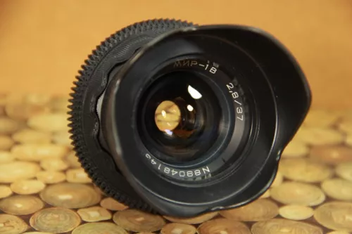 Mir-1B 2.8/37mm  Soviet lens Wide Angle M42 + Sony E NEX adapter