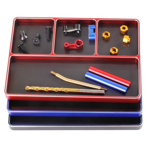 Durable Screw Tray Magnetic Tool Storage Plate Square Maintenance Box for RC CAR - Imagen 6 de 20