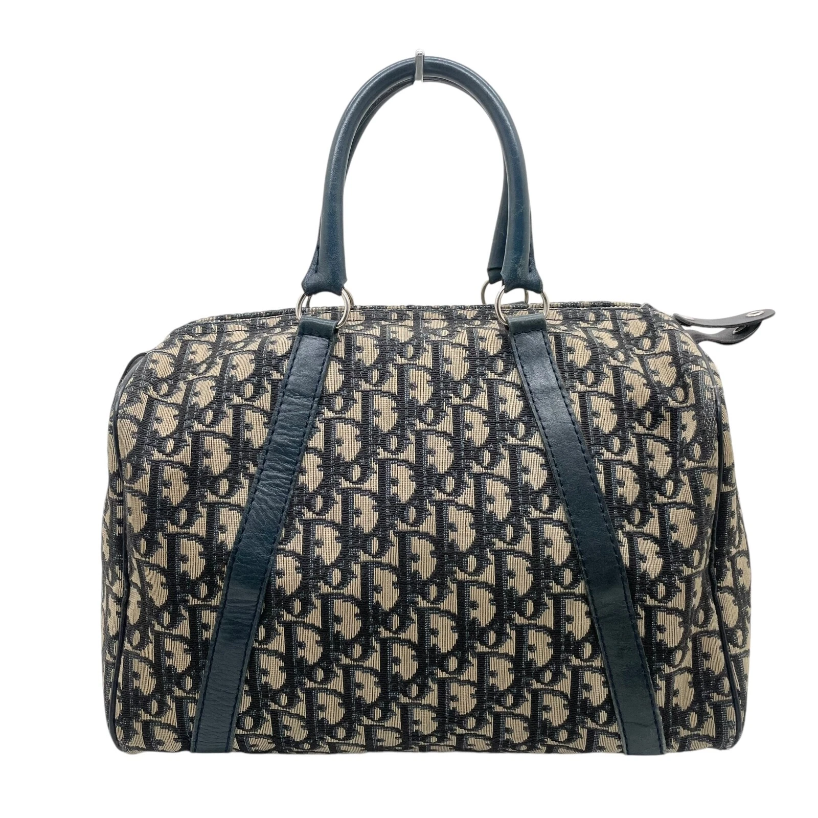 Sac à main Dior Oblique Boston 30 beige vintage authentique du Japon