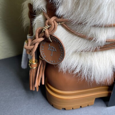 Ralph Lauren Winter Boots Sz 12.0 Polo Ralph Lauren Lansing Snow Rain Winter Boots Brown Oil  main image 4