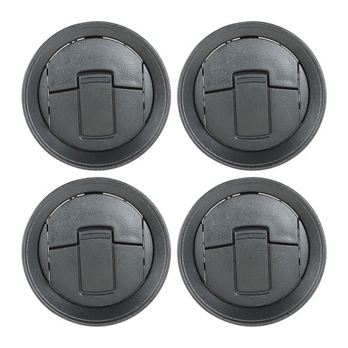 4Pcs Dashboard AC Heater Air Duct Vent Louvre Fit For Ford 2009-2014 F-150 Black - Foto 3 di 10