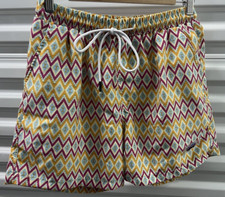 Surf Style Swim Mens Small Swimming Bathing Suit Lined Elastic String 5" Inseam