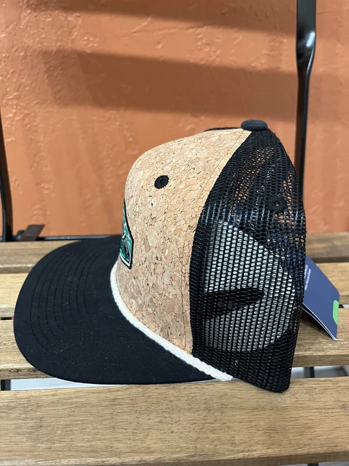 Tentree Hat Rare  Cork Nature’s Playground Snapback  Sustainable Materials New! - Image 2 of 4