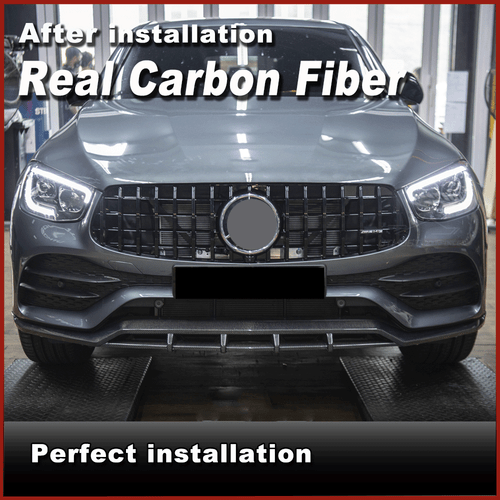 Carbon Frontspoiler Frontlippe Spoilerlippe Für Mercedes GLC X253 GLC300 2020-21 - Picture 5 of 14
