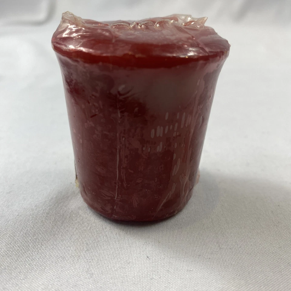 New & Sealed VTG Yankee Candle Original SPICED APPLE Votive Autumn Fall - Image 2 of 4