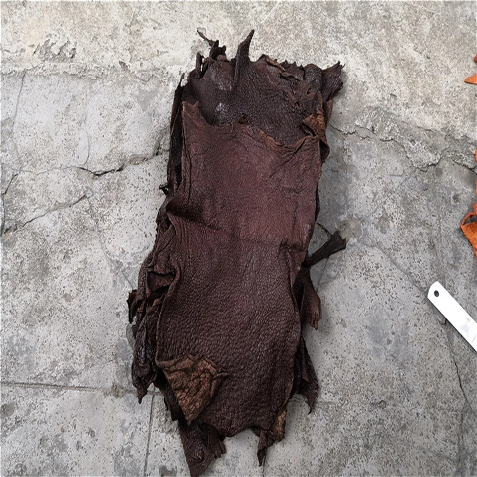 2X Cuello de avestruz Cuero Piel Cuero Multicolor Avestruz Hágalo usted mismo Material artesanal Foto 4 de 4