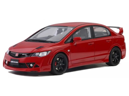 2008 HONDA CIVIC MUGEN RR (FD2) RHD MILANO RED 1/18 MODEL BY OTTO MOBILE OT1019