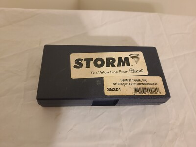 #ad #ad Central Tools 3M301 Storm Micrometer Electric Digital 0 1quot; New $74.25