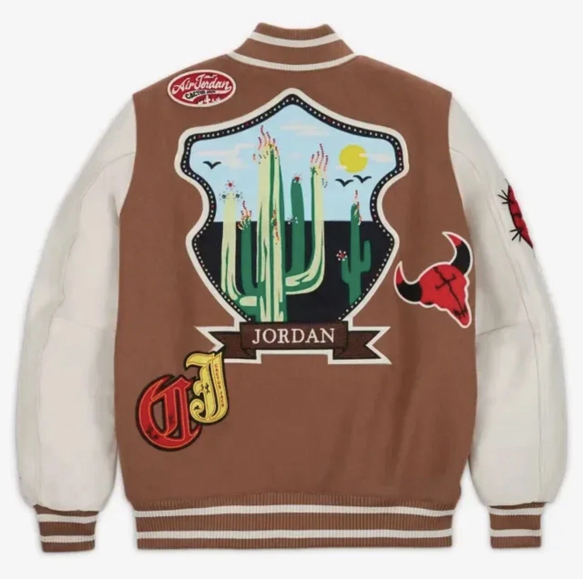 Nike Air Jordan Cactus Jack Varsity Jacket Travis Scott DO4103-256 XL Low Price
