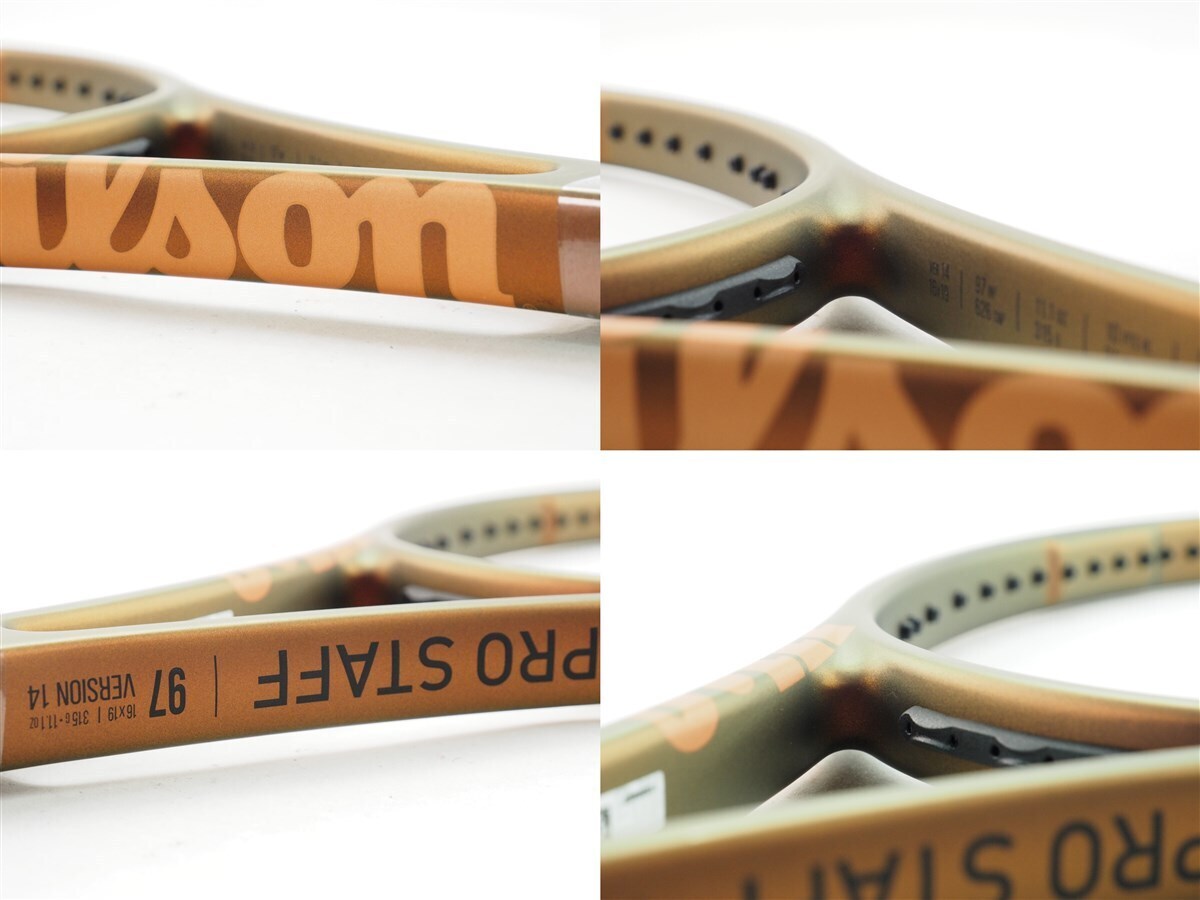 美品！ Wilson PRO STAFF 97 v14 G2 Wilson Pro Staff 97 V13 Tennis Racket (WR043811U) for sale