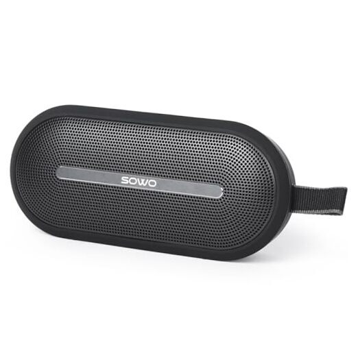 Portable Bluetooth Speaker with Powerful Bass - Wireless Speaker with Black