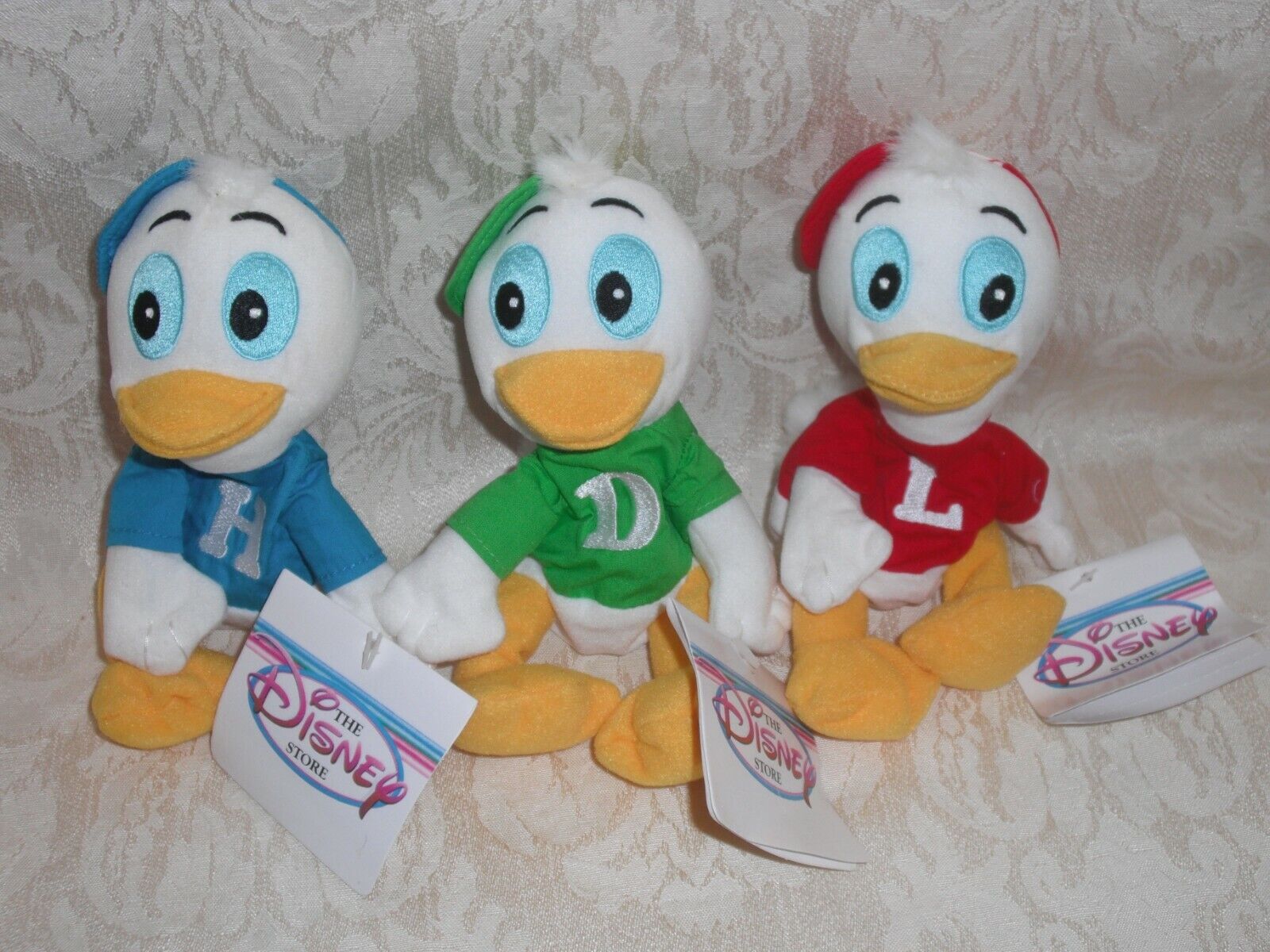 Disney Store Plush Donald Duck's Nephews HUEY, DEWEY & LOUIE Min