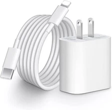 20W Wall Adapter Fast Power Charger &3FT USB-C Cable for iphone 14 13 12 11 X/XR