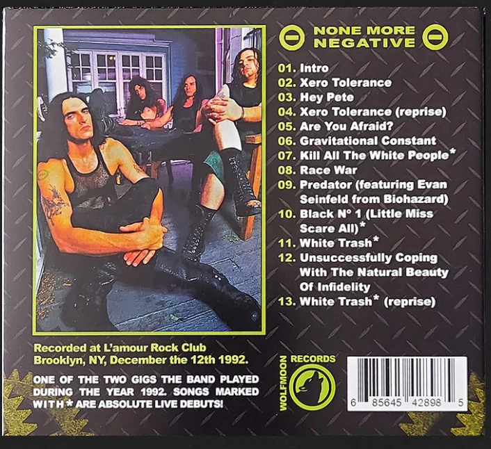 TYPE O NEGATIVE Alive And Sucking Import CD Live In New York 12/12/1992 SEALED — 第 2/2 张图片