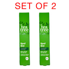 2 x Teebaum Anti-Flecken Gel gegen Hautunreinheiten/Akne, tierversuchsfrei, Superdrug
