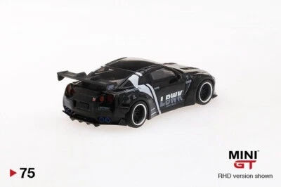 MINI GT 75 LB WORKS Nissan GT-R (R35) Black / Livery 2.0 MINI GT 75 LB WORKS Nissan GT-R (R35) Black / Livery 2.0