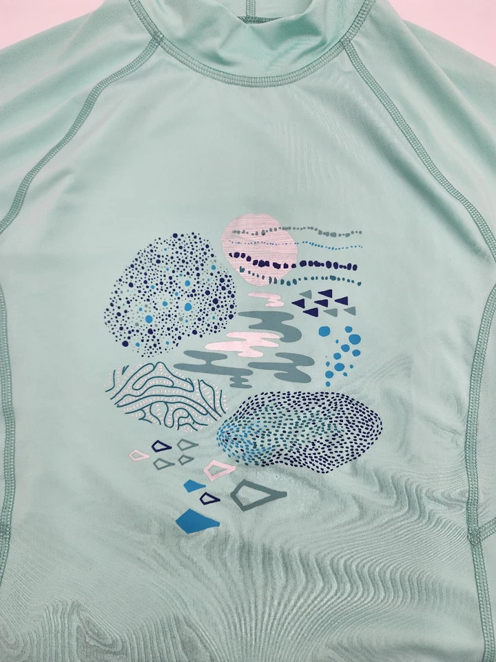 Conjunto de pantalones cortos REI Co Op manga corta protector contra erupciones para niñas talla 16/18 Foto 3 de 4