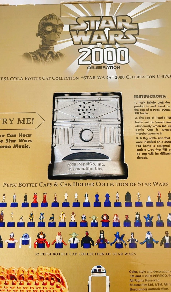 SF・ファンタジー・ホラー PEPSI-COLA BOTTLE CAP COLLECTION PEPSI STAR WARS 2000 Celebration C-3PO Pepsi Bottle Cap