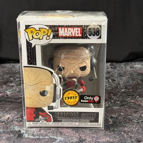 Funko Pop! Marvel #538 Deadpool (Gamer) Chase Gamestop Exclusive VAULTED