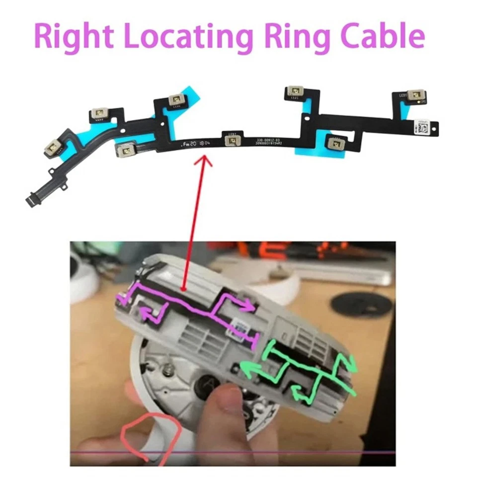 Original Locating Ring Flex Cable For Meta Oculus Quest 2 VR Handle Controller - Image 2 of 4