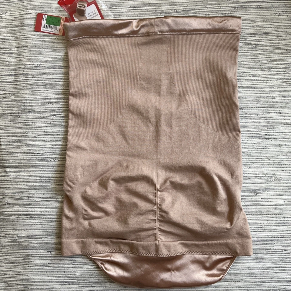 Spanx tamanho grande ouro rosa mais fino e brilhante Construa seu próprio bodysuit # 1457 novo com etiquetas - Imagem 2 de 4