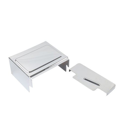 Chrom Batterie Top Side Cover Für Harley Dyna Low Rider FXDL FXD FXDWG 1997-2005 - Picture 9 of 11