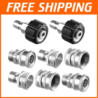 #ad Stainless Steel Pressure Washer Adapter Set $71.09