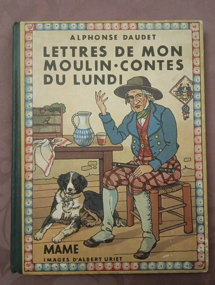 Lettres de mon moulin Contes du lundi Alphonse Daudet 1949 Albert Uriet - Photo 1/4