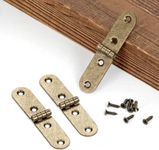 20 Pieces Antique Brass Jewelry Box Hardware Hinges for Wooden