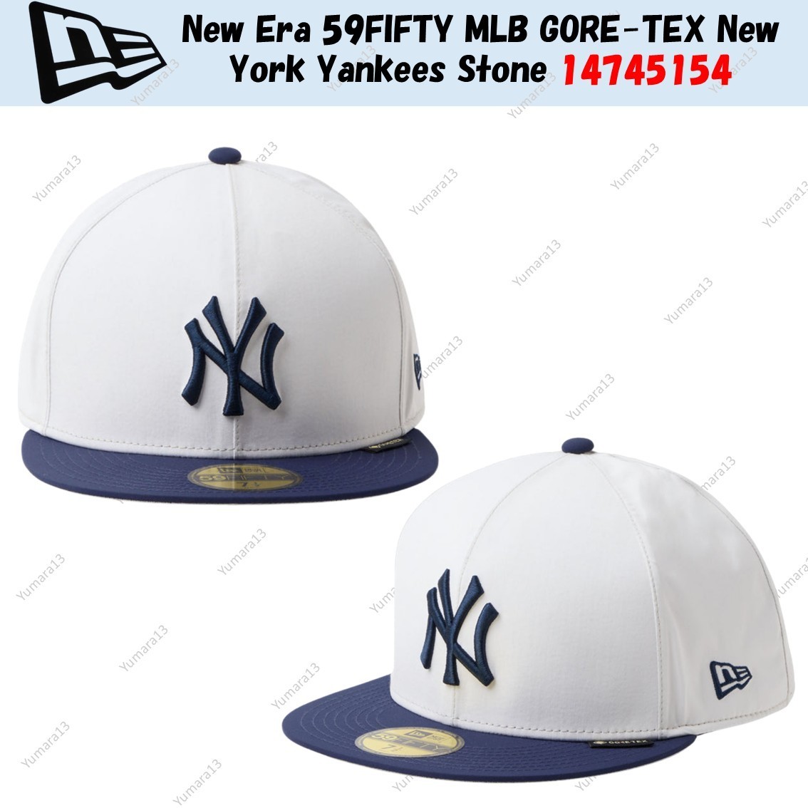New Era 59FIFTY MLB GORE-TEX New York Yankees Stone 14745154 | eBay