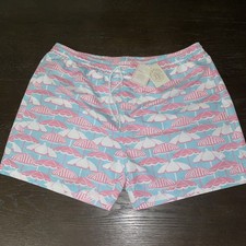 The Beaufort Bonnet Company Umbrella Swim Trunks Shorts Preppy Hampton XXL 2XL